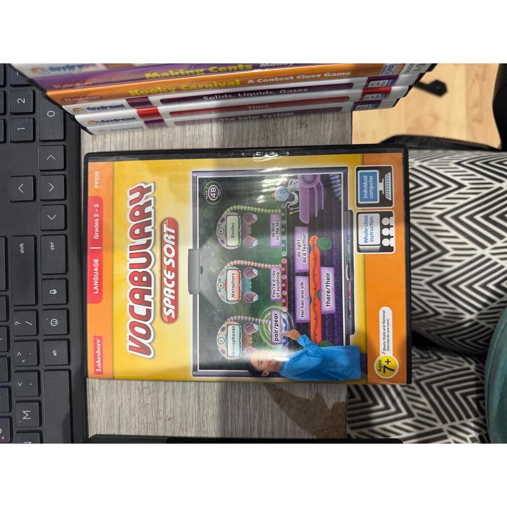Lakeshore Vocabulary Space Sort Educational Game